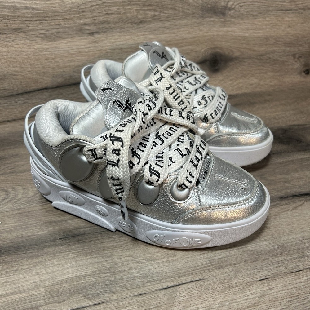 Puma La France Written In Chrome Pack Silver Mist - Size 5 LaFrance Melo Ball
